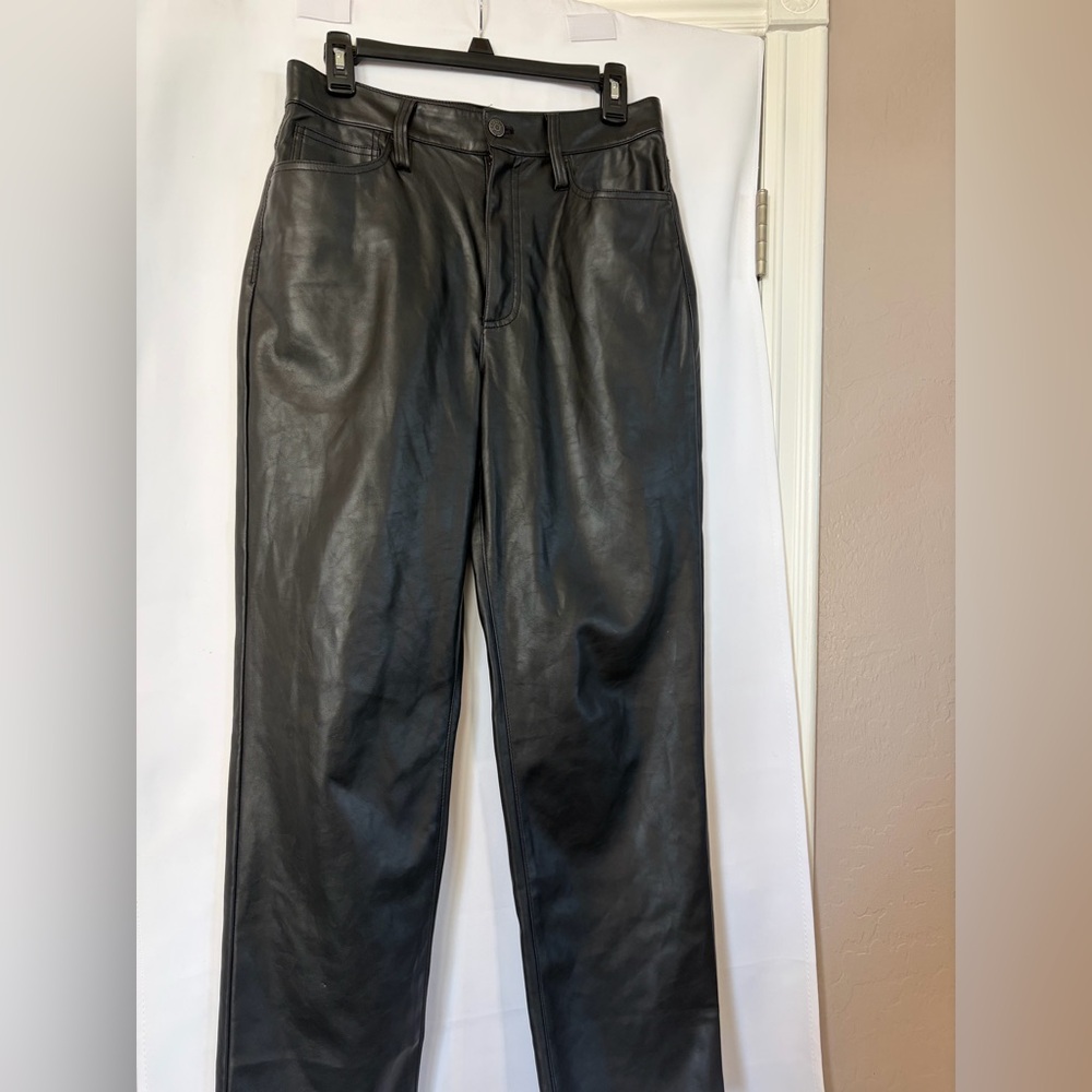 Madewell The‎ Perfect Vintage Faux Leather Pants size 28